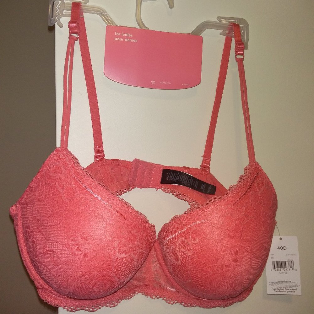 SOLD George Orange Lace Bra, 40D